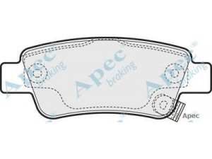 APEC braking PAD1583 stabdžių trinkelių rinkinys, diskinis stabdys 
 Techninės priežiūros dalys -> Papildomas remontas
43022SWWG01, 43022SWWG02