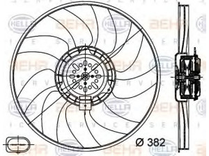 HELLA 8EW 351 044-351 ventiliatorius, radiatoriaus 
 Aušinimo sistema -> Oro aušinimas
8K0 959 455 G, 8K0 959 455 K, 8K0 959 455 G