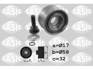 SASIC 1706068 kreipiantysis skriemulys, paskirstymo diržas 
 Diržinė pavara -> Paskirstymo diržas/komplektas -> Laisvasis/kreipiamasis skriemulys
2481027000, 2481027250, 2481027000