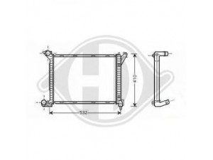 DIEDERICHS 8120508 radiatorius, variklio aušinimas 
 Aušinimo sistema -> Radiatorius/alyvos aušintuvas -> Radiatorius/dalys
17117788753, 7788753, 17117788753
