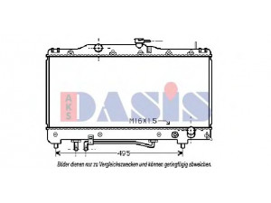 AKS DASIS 210510N radiatorius, variklio aušinimas 
 Aušinimo sistema -> Radiatorius/alyvos aušintuvas -> Radiatorius/dalys
1640074790