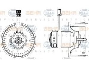 HELLA 8EW 009 157-171 vidaus pūtiklis 
 Šildymas / vėdinimas -> Orpūtė/dalys
3 132 039 3, 9 171 479