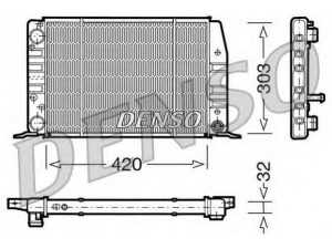 DENSO DRM02012 radiatorius, variklio aušinimas 
 Aušinimo sistema -> Radiatorius/alyvos aušintuvas -> Radiatorius/dalys
893121253