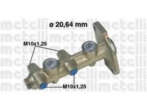 METELLI 05-0090 pagrindinis cilindras, stabdžiai 
 Stabdžių sistema -> Pagrindinis stabdžių cilindras
2108-3505010