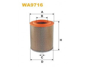 WIX FILTERS WA9716 oro filtras 
 Techninės priežiūros dalys -> Techninės priežiūros intervalai
3110110901311