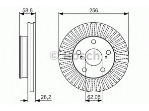 BOSCH 0 986 479 152 stabdžių diskas 
 Stabdžių sistema -> Diskinis stabdys -> Stabdžių diskas
435120K010