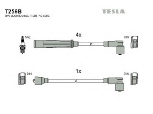 TESLA T256B uždegimo laido komplektas