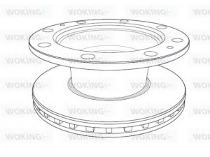 WOKING NSA1187.20 stabdžių diskas 
 Dviratė transporto priemonės -> Stabdžių sistema -> Stabdžių diskai / priedai
13162033, 1906466, 7182199, 7183632