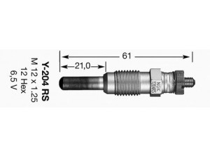 NGK 4573 kaitinimo žvakė 
 Kibirkšties / kaitinamasis uždegimas -> Kaitinimo kaištis
11065-W2500, 11065-W2510, 11065-W2500