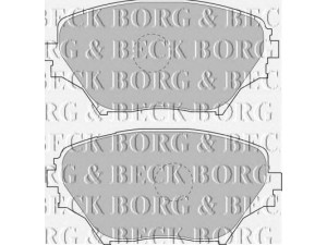 BORG & BECK BBP1803 stabdžių trinkelių rinkinys, diskinis stabdys 
 Techninės priežiūros dalys -> Papildomas remontas
04465-YZZCS, 0446542070, 0446542071