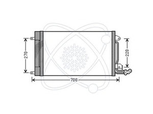 ELECTRO AUTO 30A0028 kondensatorius, oro kondicionierius 
 Oro kondicionavimas -> Kondensatorius
6R0820411, 6R0820411AA, 6R0820411E