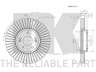 NK 313431 stabdžių diskas 
 Stabdžių sistema -> Diskinis stabdys -> Stabdžių diskas
517122B700