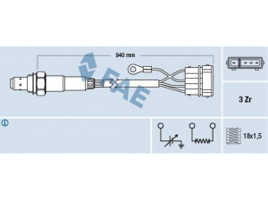 FAE 77112 lambda jutiklis 
 Elektros įranga -> Jutikliai
030 906 265 J