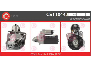 CASCO CST10440GS starteris 
 Elektros įranga -> Starterio sistema -> Starteris
51779086, 51832958, 55779086