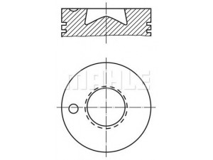 MAHLE ORIGINAL 003 90 00 stūmoklis 
 Variklis -> Cilindrai/stūmokliai
442 030 21 17, 442 030 2317, 442 030 24 17