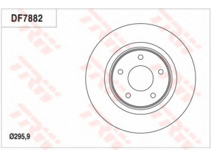 TRW DF7882 stabdžių diskas 
 Dviratė transporto priemonės -> Stabdžių sistema -> Stabdžių diskai / priedai
40206JN80A, 40206JN02AC166, 40206JN02B