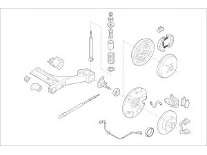 DELPHI VW-01905-R rato pakaba 
 Ašies montavimas/vairavimo mechanizmas/ratai -> Prekių paieška pagal schemą