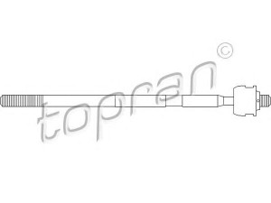 TOPRAN 301 384 vidinė skersinė vairo trauklė 
 Vairavimas -> Vairo mechanizmo sujungimai
6 197 238, 91AB3L519CB