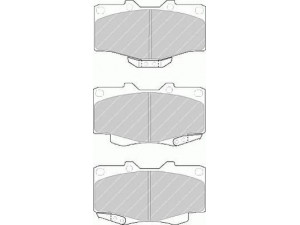 FERODO FSL797 stabdžių trinkelių rinkinys, diskinis stabdys 
 Techninės priežiūros dalys -> Papildomas remontas
04465-35260, 04465-35280, 04465-YZZ57