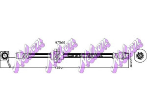 Brovex-Nelson H7560 stabdžių žarnelė 
 Stabdžių sistema -> Stabdžių žarnelės
13374972, 13399644, 562408, 562490