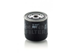 MANN-FILTER W 920/7 alyvos filtras; hidraulinis filtras, automatinė transmisija; filtras, hidraulinė sistema 
 Filtrai -> Alyvos filtras
1498 021, 5000 860, 5010 665, 77 00 640 175