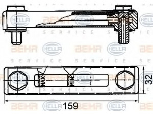 HELLA 8MY 376 742-571 lygio kontrolės jungiklis, aušinimo skysčio lygio indikat. 
 Aušinimo sistema -> Siuntimo blokas, aušinimo skysčio temperatūra
162 7824, 8.351.140.2570, 000 997 15 38