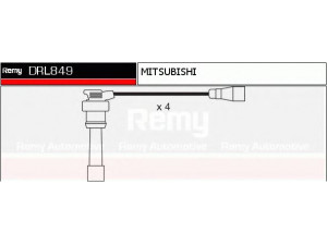 DELCO REMY DRL849 uždegimo laido komplektas 
 Kibirkšties / kaitinamasis uždegimas -> Uždegimo laidai/jungtys
