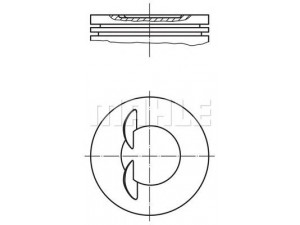 MAHLE ORIGINAL 011 70 01 stūmoklis 
 Variklis -> Cilindrai/stūmokliai