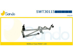 SANDO SWT30115.1 valytuvo trauklė 
 Priekinio stiklo valymo sistema -> Valytuvo trauklė/pavara
1K1955601, 1K1955601A, 5K1955601
