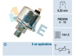 FAE 14630 siuntimo blokas, alyvos slėgis 
 Elektros įranga -> Jutikliai
814.530, 28746117