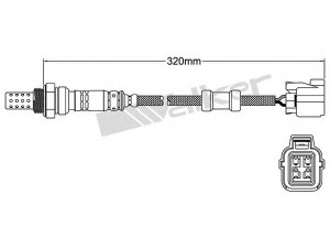 WALKER PRODUCTS 250-24398 lambda jutiklis