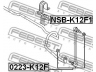 FEBEST 0223-K12F šarnyro stabilizatorius 
 Ašies montavimas/vairavimo mechanizmas/ratai -> Stabilizatorius/fiksatoriai -> Savaime išsilyginanti atrama
1745924, BC1D-28-170, 54618-ED000