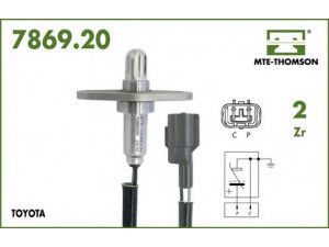 MTE-THOMSON 7869.20.060 lambda jutiklis 
 Variklis -> Variklio elektra
89465-10030, 89465-12310, 89465-19405