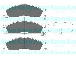 KAVO PARTS KBP-6503 stabdžių trinkelių rinkinys, diskinis stabdys 
 Techninės priežiūros dalys -> Papildomas remontas
V9118L002, 26296PA020, 4100010G08