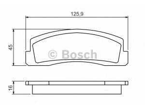 BOSCH 0 986 494 462 stabdžių trinkelių rinkinys, diskinis stabdys 
 Techninės priežiūros dalys -> Papildomas remontas
2121 3501090 01