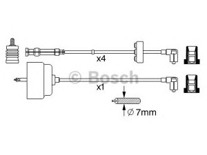 BOSCH 0 356 912 811 uždegimo laido komplektas 
 Kibirkšties / kaitinamasis uždegimas -> Uždegimo laidai/jungtys