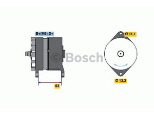 BOSCH 0 120 489 410 kintamosios srovės generatorius 
 Elektros įranga -> Kint. sr. generatorius/dalys -> Kintamosios srovės generatorius
3852 0135A, 1516529R, 4808268