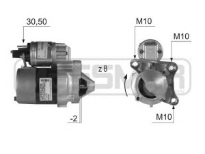 ERA 220399 starteris 
 Elektros įranga -> Starterio sistema -> Starteris
M000T46371ZT, M0T46371, M0T46371ZT