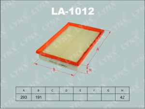 LYNXauto LA-1012 oro filtras 
 Techninės priežiūros dalys -> Techninės priežiūros intervalai
036 129 607 BC, 036 129 620 D, 036 198 620