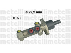 METELLI 05-0227 pagrindinis cilindras, stabdžiai 
 Stabdžių sistema -> Pagrindinis stabdžių cilindras
4601.A1, 4601.E4, 71739996, 9567211680