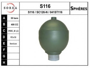EAI S116 pakabos sfera, pneumatinė pakaba 
 Pakaba -> Važiavimo aukščio kontrolė/hidraulinė pakaba