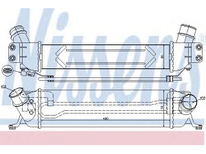 NISSENS 96458 tarpinis suslėgto oro aušintuvas, kompresorius 
 Variklis -> Oro tiekimas -> Įkrovos agregatas (turbo/superįkrova) -> Tarpinis suslėgto oro aušintuvas
281904A481
