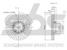 sbs 1815202531 stabdžių diskas 
 Dviratė transporto priemonės -> Stabdžių sistema -> Stabdžių diskai / priedai
5029815, 95VX1125AA