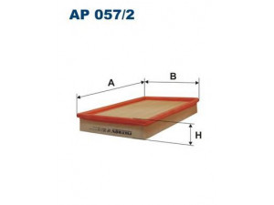 FILTRON AP057/2 oro filtras 
 Techninės priežiūros dalys -> Techninės priežiūros intervalai
1444Q3, 834294, 835606, 90325205