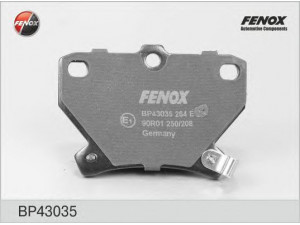 FENOX BP43035 stabdžių trinkelių rinkinys, diskinis stabdys 
 Techninės priežiūros dalys -> Papildomas remontas
0446620090, 0446652010, 0446652020