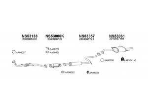 VENEPORTE 530154 išmetimo sistema 
 Išmetimo sistema -> Išmetimo sistema, visa