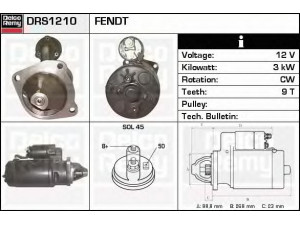 DELCO REMY DRS1210 starteris
6005003153