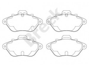 BRECK 21296 00 701 10 stabdžių trinkelių rinkinys, diskinis stabdys 
 Techninės priežiūros dalys -> Papildomas remontas
95654086, 95658639, 95659641, 95666972