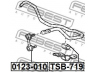 FEBEST 0123-010 šarnyro stabilizatorius 
 Ašies montavimas/vairavimo mechanizmas/ratai -> Stabilizatorius/fiksatoriai -> Savaime išsilyginanti atrama
48820-33010