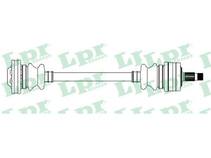 LPR DS30018 kardaninis velenas 
 Ratų pavara -> Kardaninis velenas